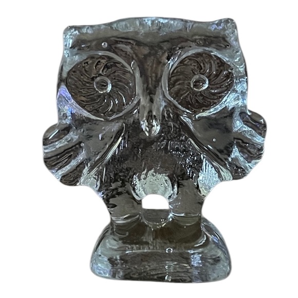 Summa Gallery Crystal Glass Wise Hoot OWL Figurine - Picture 1 of 12